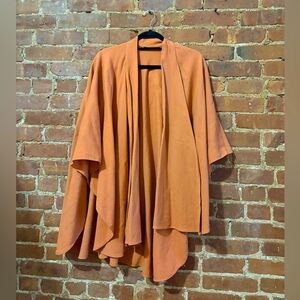 Vintage open poncho - loose fit